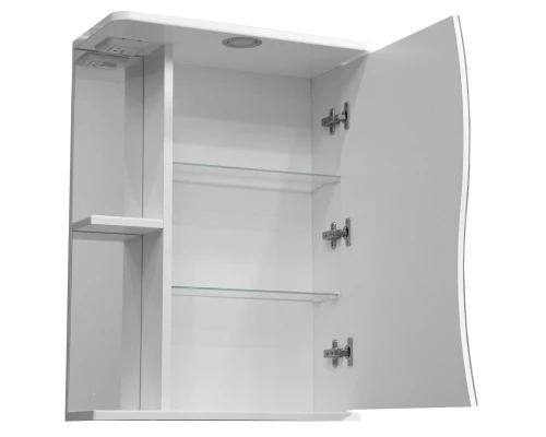 Зеркальный шкаф 60x70 см белый глянец/белый матовый R Stella Polar Верея SP-00000048