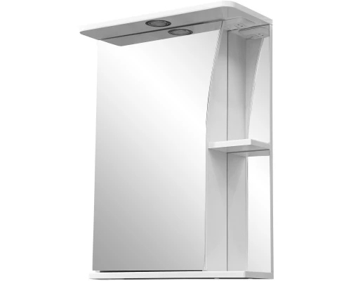 Зеркальный шкаф 50x70 см белый глянец/белый матовый L Stella Polar Винчи SP-00000033