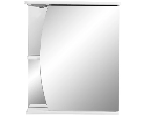 Зеркальный шкаф 60x70 см белый глянец/белый матовый R Stella Polar Лана SP-00000049