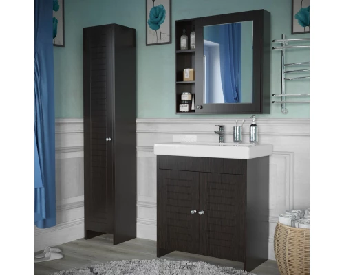 Пенал напольный венге Stella Polar Монтоне SP-00000159