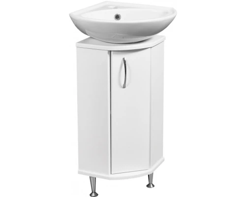 Тумба с раковиной белый глянец/белый матовый 36x36 см Stella Polar Концепт SETSP-00000156/VERSAWB01