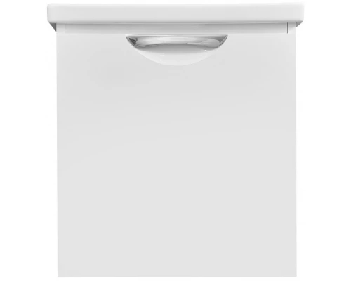 Тумба с раковиной белый глянец/белый матовый 50 см Stella Polar Норина SETSP-00000233/UM-COM50/1