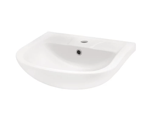 Тумба с раковиной белый глянец/белый матовый 51 см Stella Polar Ванда SETSP-00000200/1WH110256