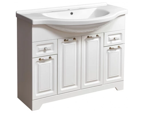 Тумба с раковиной белая ольха 100,5 см Stella Polar Кармела SETSP-00000176/1WH110255