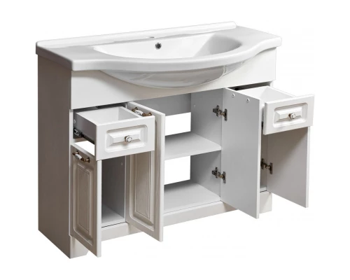 Тумба с раковиной белая ольха 100,5 см Stella Polar Кармела SETSP-00000176/1WH110255