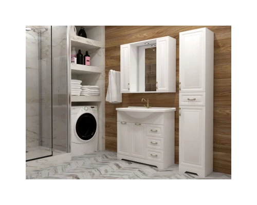 Тумба с раковиной белая ольха 90,5 см Stella Polar Кармела SETSP-00000175/1WH110790