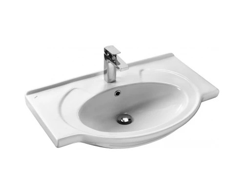 Тумба с раковиной белая ольха 76 см Stella Polar Кармела  SETSP-00000174/1WH110259