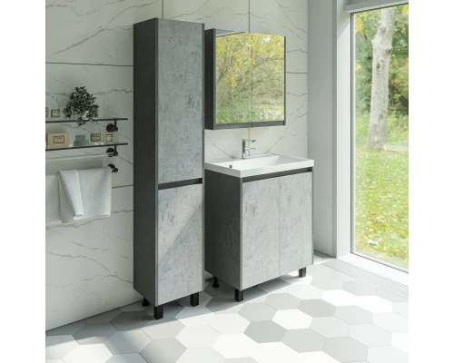 Тумба темный цемент/светлый цемент 70 см Stella Polar Кибела SP-00001046