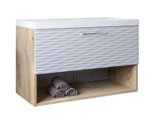 Тумба белый матовый/бунратти 70 см Stella Polar Ундина SP-00001060