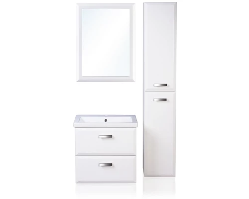 Зеркало 60x80 см белый глянец Style Line Лотос СС-00000380