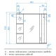 Зеркальный шкаф 80x83 см белый глянец Style Line Агава ЛС-00000269