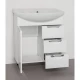 Тумба с раковиной белый глянец 71,5 см Style Line Жасмин ЛС-00000036 + ЛС-00000149