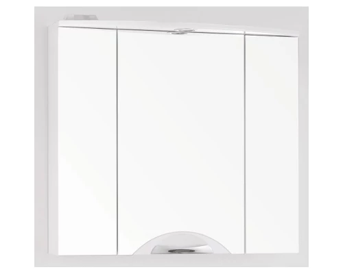 Зеркальный шкаф 76x71,8 см белый глянец Style Line Жасмин-2 ЛС-00000217