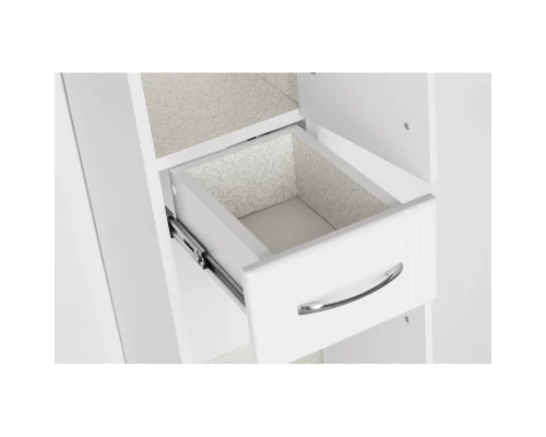 Пенал напольный белый глянец Style Line Эко Стандарт ЛС-00000111