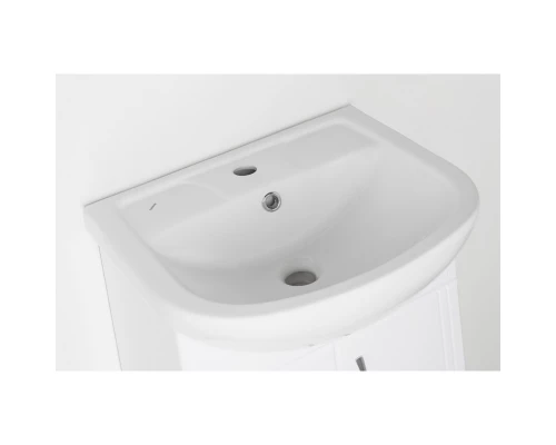 Тумба с раковиной белый глянец 51 см Style Line Эко Стандарт ЛС-00000095 + ЛС-00000159