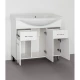 Тумба с раковиной белый глянец 90,5 см Style Line Эко Стандарт ЛС-00000110 + ЛС-00000152