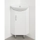 Тумба с раковиной белый глянец 36x36 см угловая Style Line Веер ЛС-00000092 + ЛС-00000166