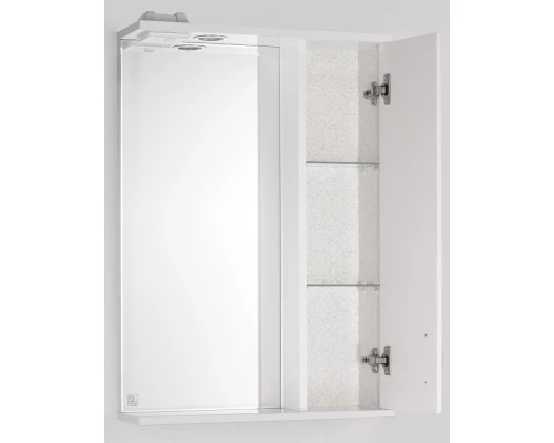 Зеркальный шкаф 55x83 см белый глянец Style Line Панда Фьюжн ЛС-00000077