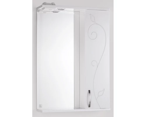 Зеркальный шкаф 55x83 см белый глянец Style Line Панда Фьюжн ЛС-00000077