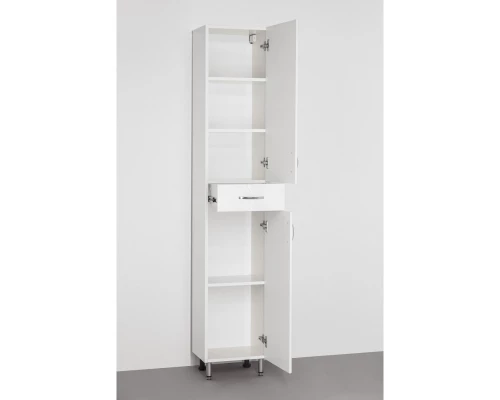 Пенал напольный белый глянец Style Line Фьюжн ЛС-00000257