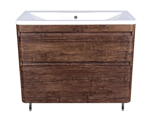 Тумба с раковиной старое дерево 100 см Style Line Атлантика ЛС-00000614 + ЛС-00000617