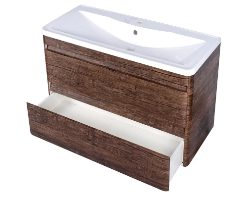 Тумба с раковиной старое дерево 100 см Style Line Атлантика ЛС-00000663 + ЛС-00000617