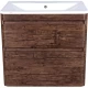 Тумба с раковиной старое дерево 80 см Style Line Атлантика ЛС-00000664 + ЛС-00000616