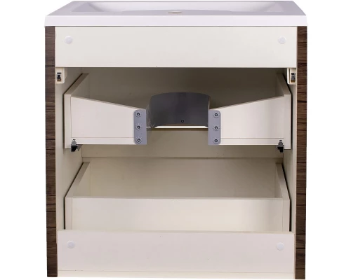 Тумба с раковиной старое дерево 60 см Style Line Атлантика СС-00002205 + СС-00002203