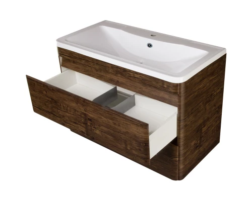 Тумба с раковиной старое дерево 90 см Style Line Атлантика СС-00002209 + СС-00002204