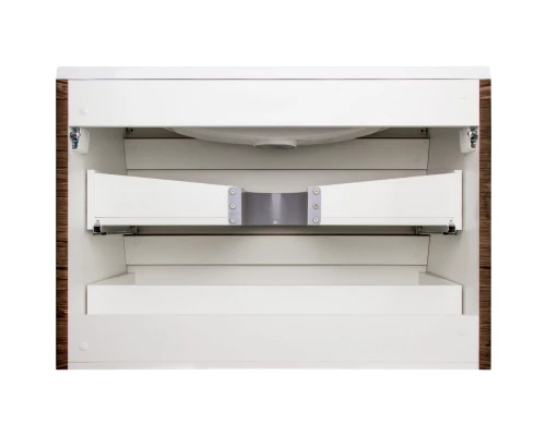 Тумба с раковиной старое дерево 90 см Style Line Атлантика СС-00002209 + СС-00002204