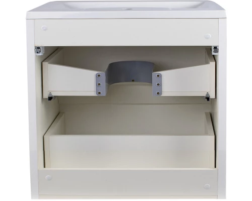 Тумба с раковиной белый матовый 60 см Style Line Атлантика СС-00002206 + СС-00002203