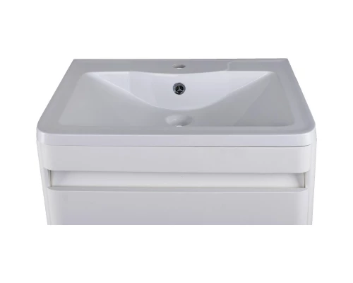 Тумба с раковиной белый матовый 60 см Style Line Атлантика СС-00002208 + СС-00002203