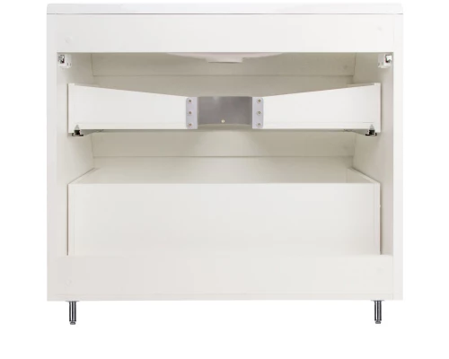 Тумба с раковиной белый матовый 90 см Style Line Атлантика СС-00002212 + СС-00002204