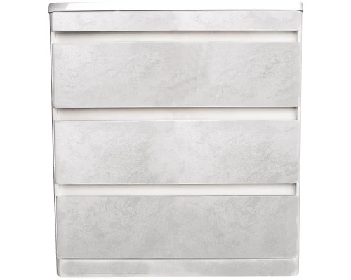 Тумба с раковиной бетон крем 80 см Style Line Атлантика СС-00002278 + ЛС-00000616