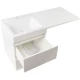 Тумба с раковиной белый глянец 110 см Style Line Даллас СС-00000704 + СС-00000442