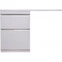 Тумба с раковиной белый глянец 120 см Style Line Даймонд СС-00000559 + СС-00000367