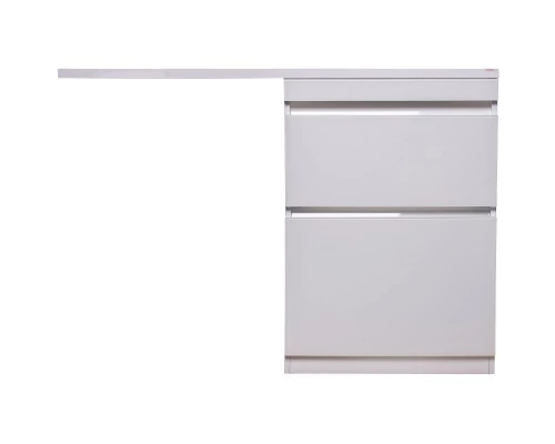 Тумба с раковиной белый глянец 120 см Style Line Даймонд СС-00000559 + СС-00000394
