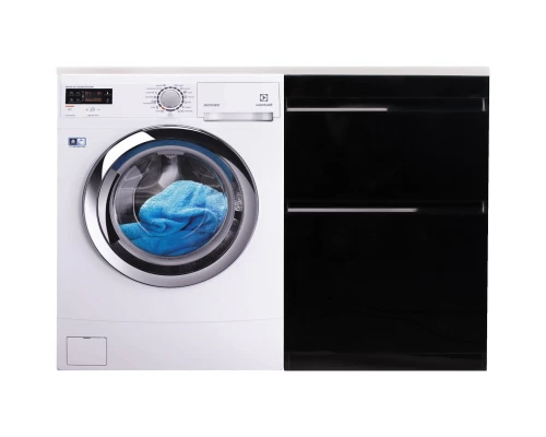 Тумба с раковиной белый глянец 120 см Style Line Даймонд СС-00000560 + СС-00000394