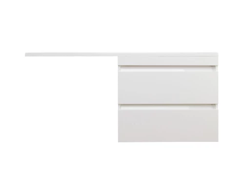 Тумба с раковиной белый глянец 130 см Style Line Даллас СС-00000600 + СС-00000540