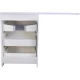 Тумба с раковиной белый глянец 130 см Style Line Даллас СС-00000558 + СС-00000540