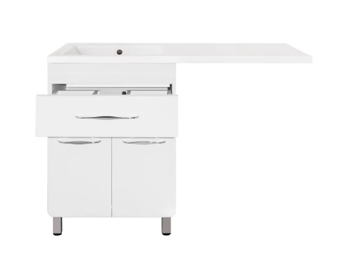 Тумба с раковиной белый глянец 120 см Style Line Валеро ЛС-00000578 + СС-00000367