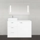 Тумба с раковиной белый глянец 120 см Style Line Берн ЛС-000010046 + СС-00002285