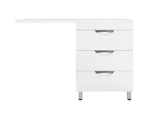 Тумба с раковиной белый глянец 120 см Style Line Жасмин ЛС-00000644 + СС-00000394