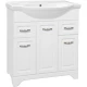 Тумба с раковиной белый глянец 76 см Style Line Олеандр-2 ЛС-00000048 + ЛС-00000145