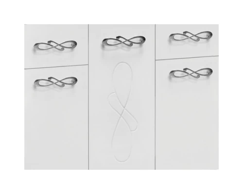 Тумба с раковиной белый глянец 90,5 см Style Line Венеция ЛС-00000260 + ЛС-00000152