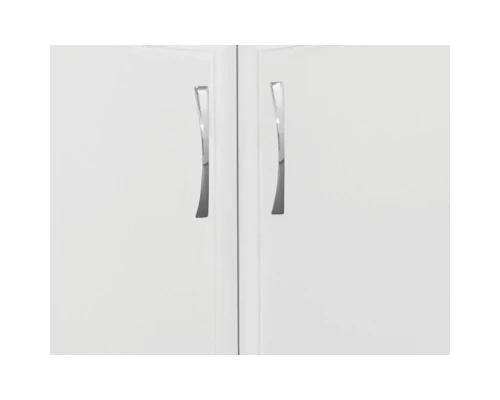 Тумба с раковиной белый глянец 60,5 см Style Line Эко Волна ЛС-00000100 + ЛС-00000143