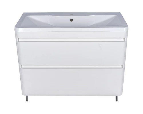 Тумба с раковиной белый матовый 100 см Style Line Атлантика СС-00000692 + ЛС-00000617