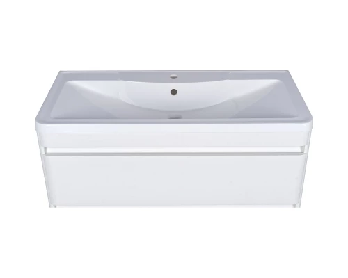 Тумба с раковиной белый матовый 100 см Style Line Атлантика СС-00000692 + ЛС-00000617