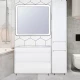 Тумба с раковиной белый матовый 100 см Style Line Атлантика СС-00000692 + ЛС-00000617