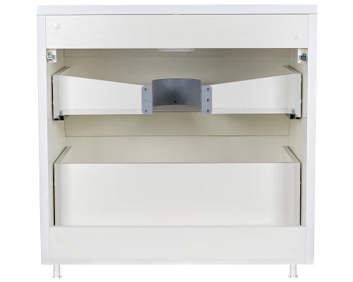 Тумба с раковиной белый матовый 80 см Style Line Атлантика СС-00000604 + ЛС-00000616